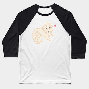 Cute Maltipoo Baseball T-Shirt